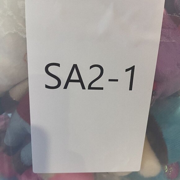 Manhattan Toy Company Blue Petit Pomme Hippo Hippopotamus Plush Animal Soft 7" - Picture 8 of 8